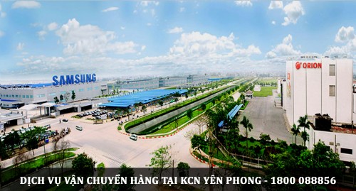 Dịch vụ vận chuyển hàng tại KCN Yên Phong (Bắc Ninh)