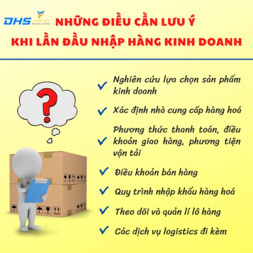 Những điều cần lưu ý khi lần đầu nhập hàng kinh doanh