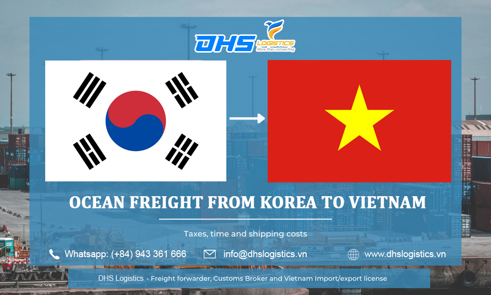Ocean Freight from Korea to Vietnam