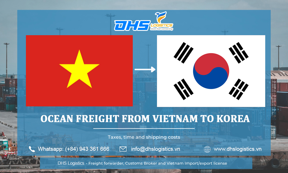 Ocean Freight from Vietnam to Korea