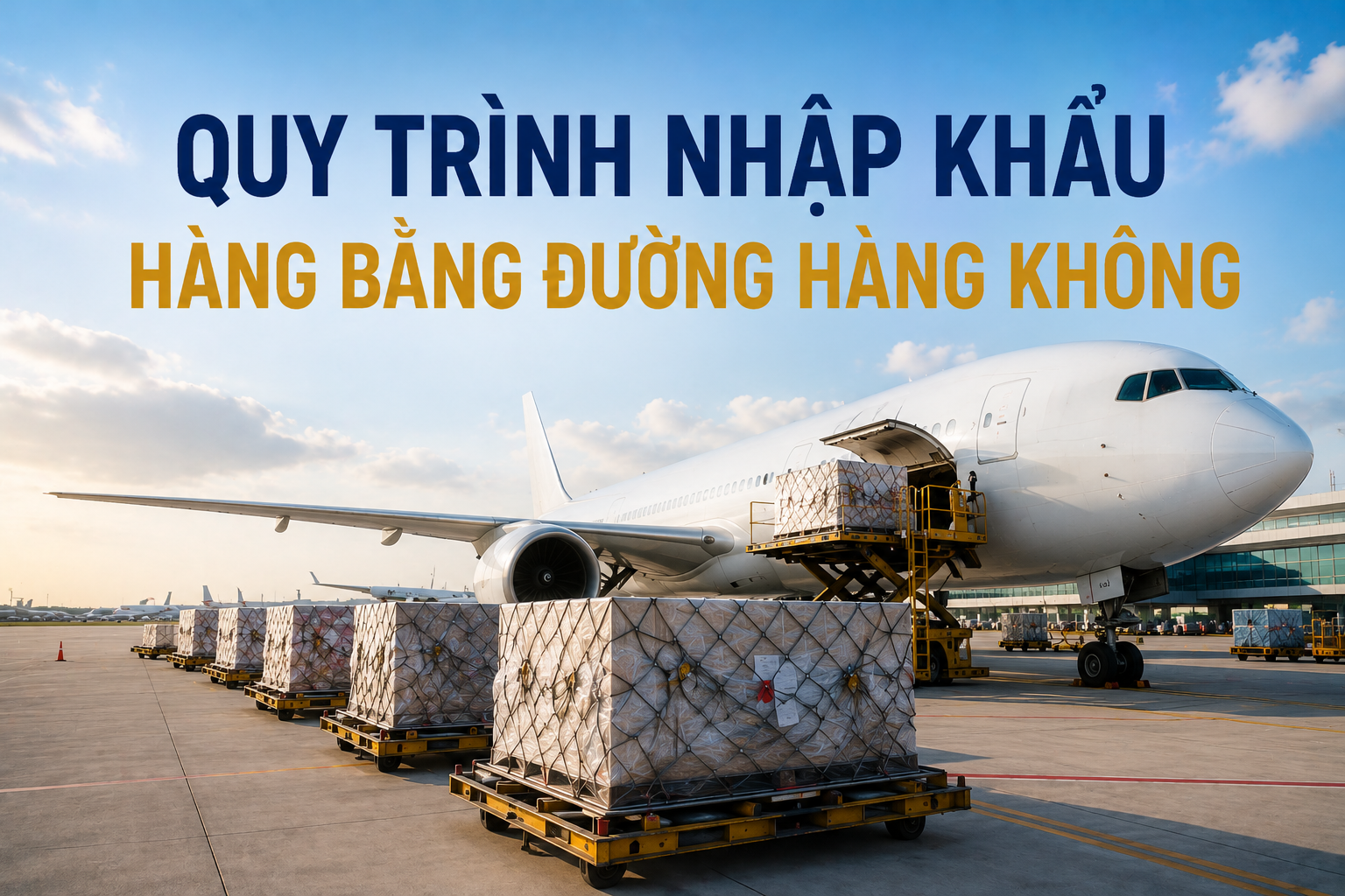 Quy trình khai hải quan hàng nhập bằng đường hàng không